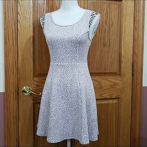 Free People Skater Dress mauve/white